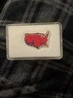 5 Gram .999 Fine Silver USA trump color voters map art bar bullion in capsule
