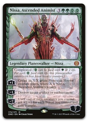 Nissa, Ascended Animist #175 (NM) Phyrexia All Will Be One ONE Magic MTG