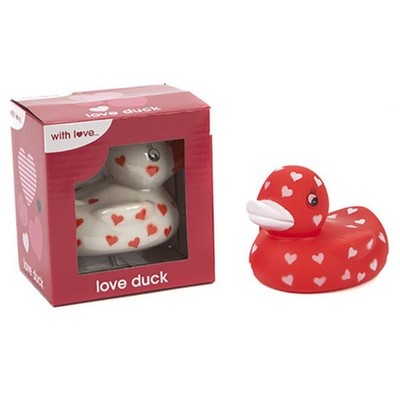Fensterbox mit Herzmotiv PVC Ente in Farbe
