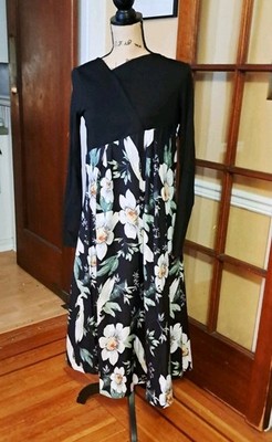 Bonny Billy Maxi Dress Floral & Black BNWT Size S