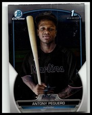 2023 Bowman #BCP-62 Antony Peguero Chrome Miami Marlins