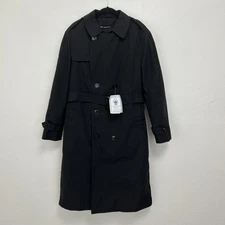 Defense Logistics Garrison Collection Black Weather Army Trench Coat size 38R