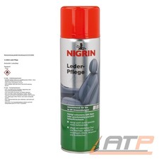 400ml NIGRIN LEDER-PFLEGE LEDERPFLEGE LEDERREINIGER REINIGER SPRAY GLATTLEDER