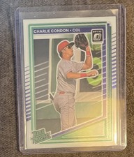 2025 OPTIC CHROME RATED PROSPECT CHARLIE CONDON ROCKIES