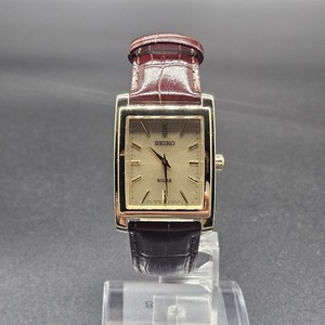 時計 seiko square tank solar Watch v115 Men's SOLAR Watch SEIKO