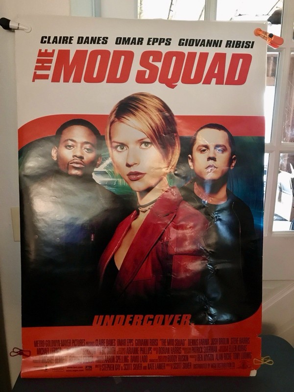 THE MOD SQUAD Original One Sheet Movie Poster - 1999 - CLAIRE DANES/OMAR EPPS