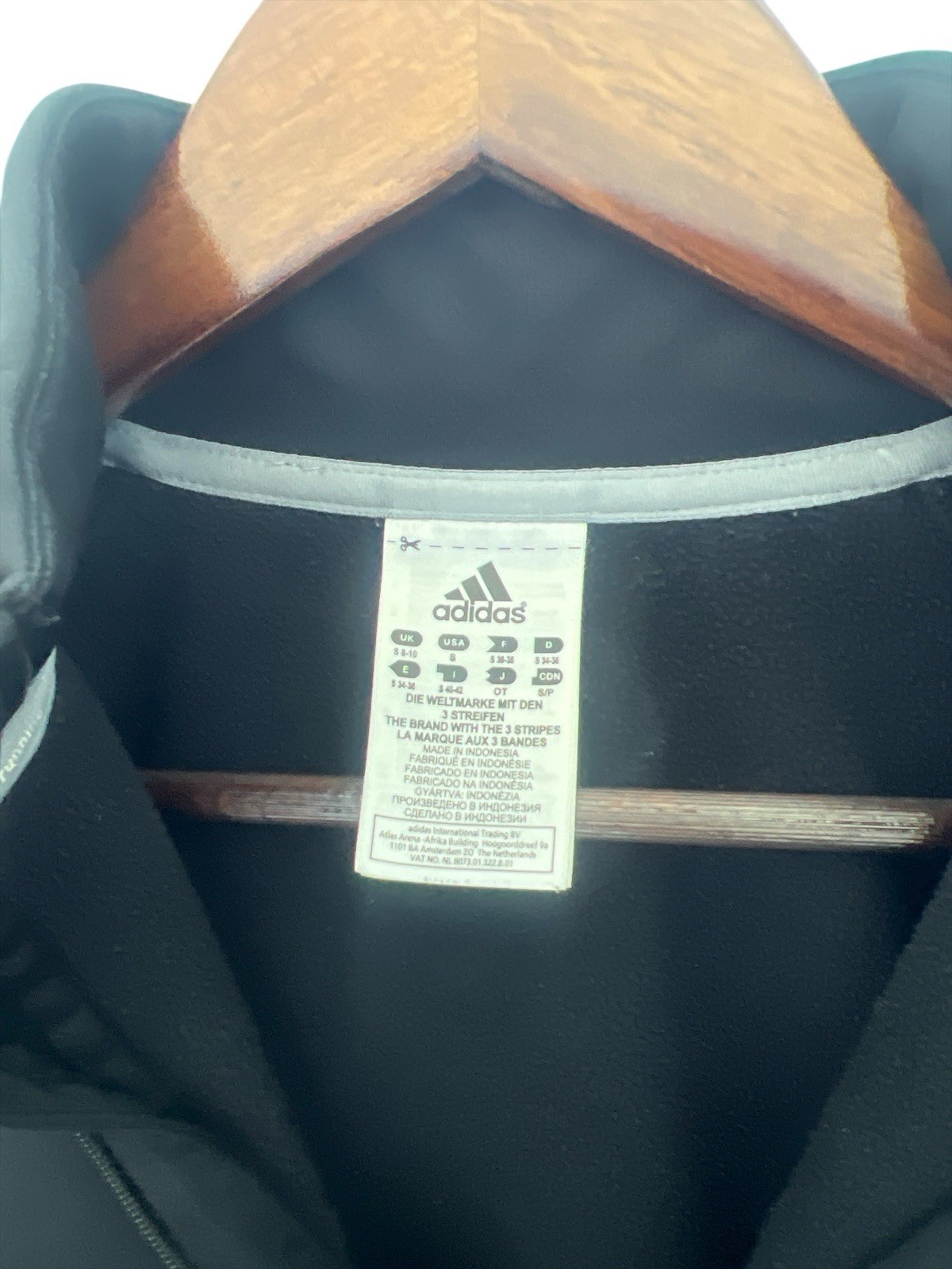 Adidas Response 1/4 Zip Pullover Jacket Black 3-S… - image 3