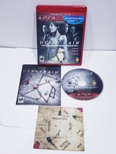 Heavy Rain Director's Cut PS3 (Sony PlayStation 3, 2011) With Manual TESTED