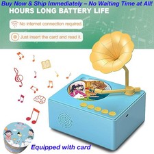 Kids Phonograph Storytelling Recorder with 96 Cards-Birthday Xmas Gift for Kids