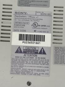 Sony PlayStation PS1 Slim PSone Console w/Controller & Game (Parts/Repair)