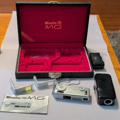 【動作確認済】 Minolta 16 MG G06-0528-10ID Minolta 16 Mg In Vintage Subminiature Cameras for sale - eBay