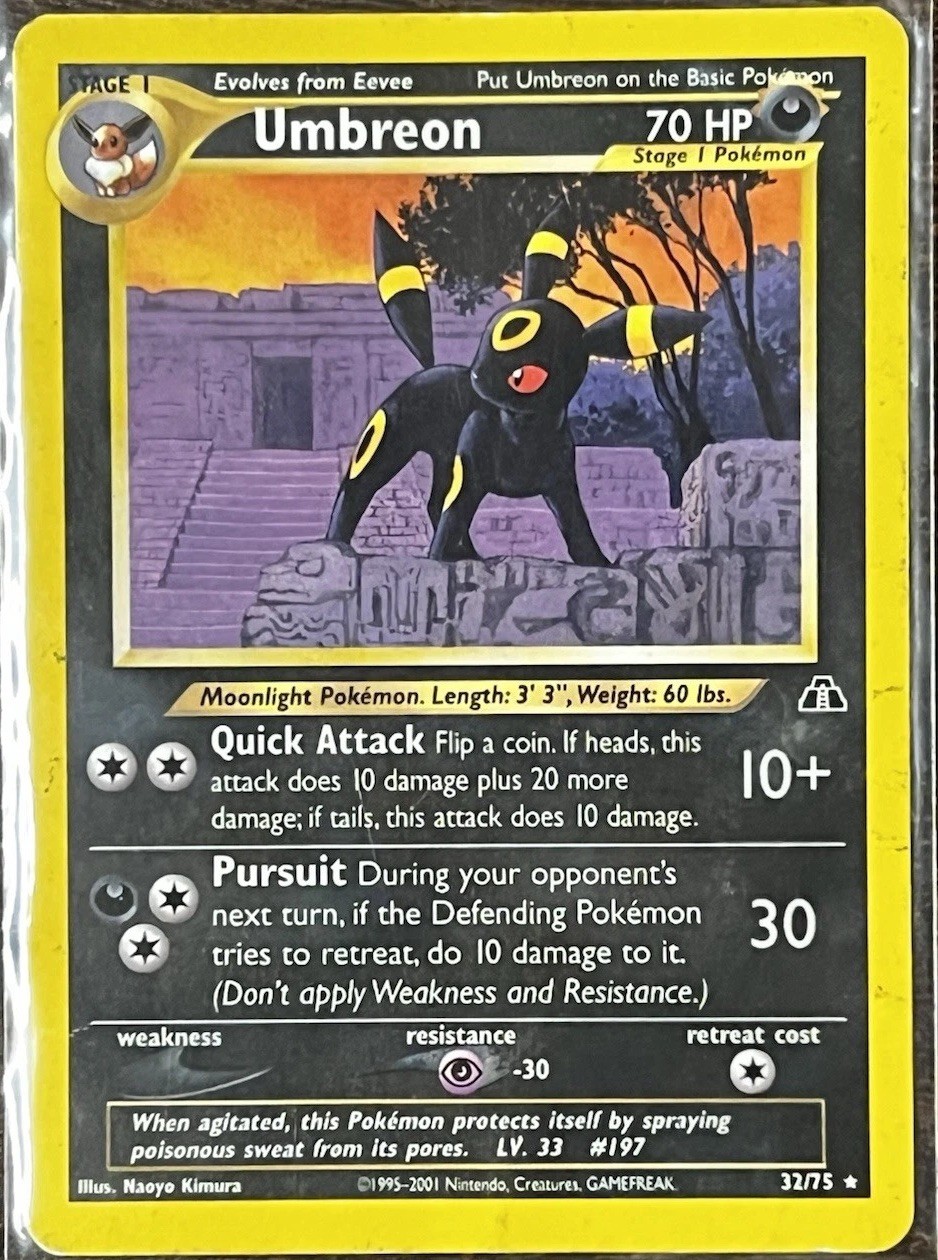 Umbreon - 32/75 - Rare (Neo Discovery, 2001) - Wizards of the Coast WotC