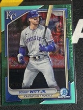 BOBBY WITT JR. 2024 Bowman Chrome Mega Box #1 Aqua Mojo Refractor #258/299