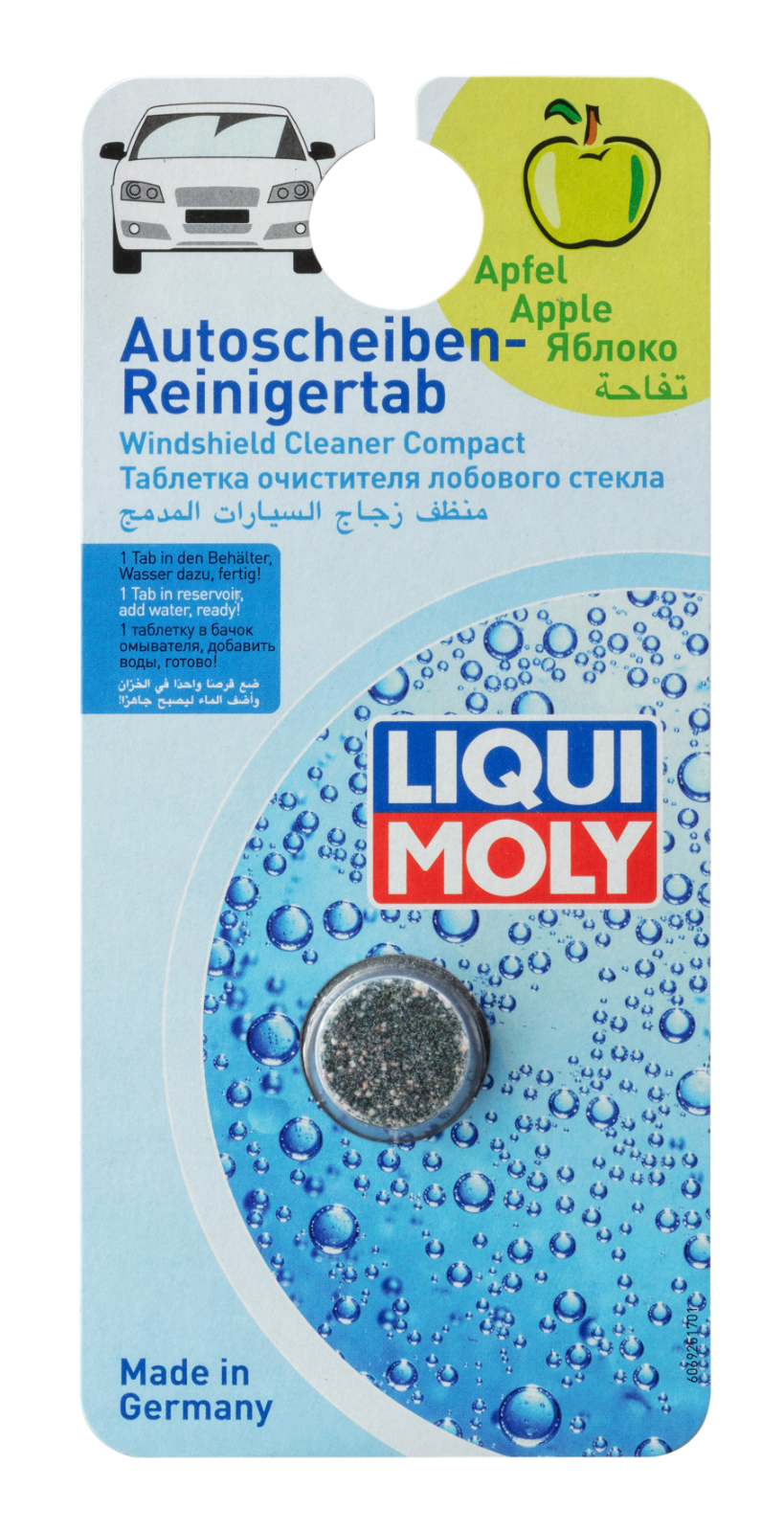 LIQUI MOLY Compact Screen Wash Single Apple Scented Tablet