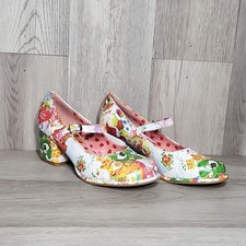 Iron Fist Women 7 Spring Fling Care Bears Chunky Heel Mary Jane Shoes NEW IN BOX