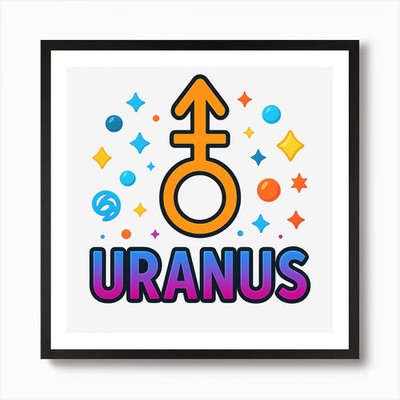 Uranus Last1 Art Print Framed Wall Art Poster Canvas Print Picture