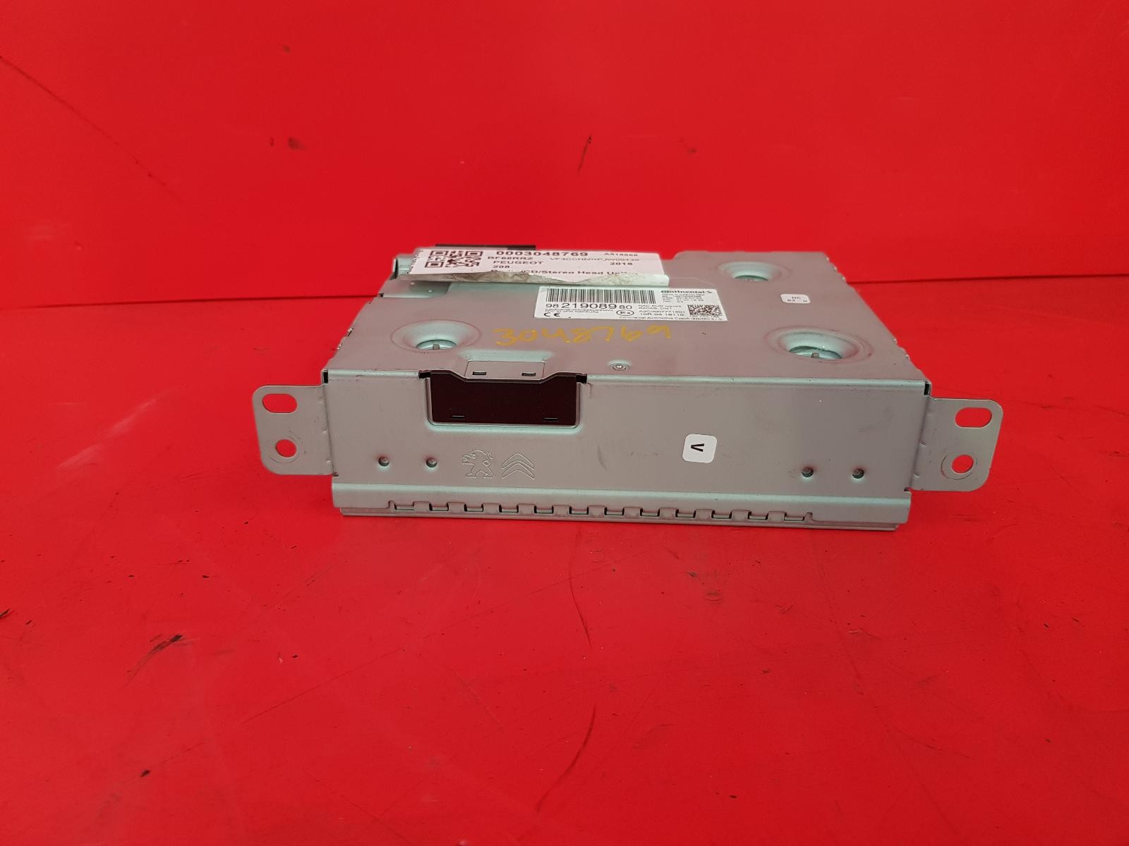 PEUGEOT 208 S/S TECH EDITION RADIO STEREO HEAD UNIT 2018 9821908980