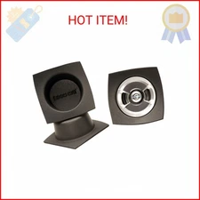 Design Engineering 050330 Boom Mat Speaker Baffles, 6.5" Round (Pack of 2), Blac