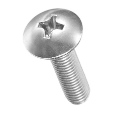 Machine Screws Phillips Head(M8-1.25x30) 15Pcs, Silver