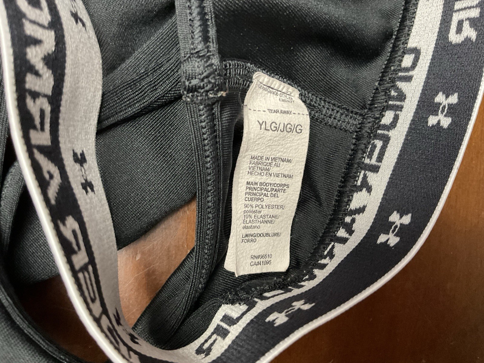 Under Armour Girls Heat Gear Sport Bra Large thumbnail 5