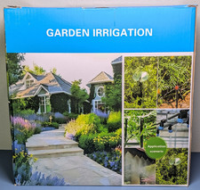 240FT DIY Drip Irrigation System Kit 175pc Garden Watering Sprinkler New READ AD