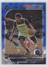 2019 Panini NBA Hoops Premium Stock Blue Cracked Ice Prizm Jarrett Culver 12ka