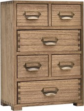 KIRIGEN Wood Storage Drawer Units Desktop Organiser Mini Chest of Drawers