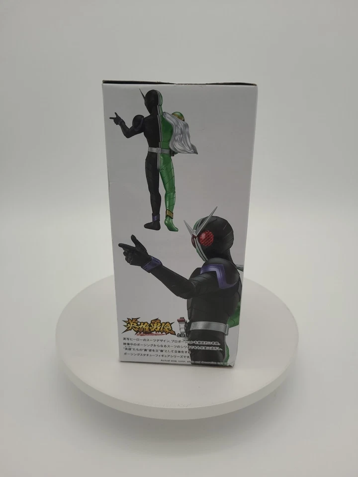 Kamen Rider W Hero's Brave Statue Figura Ciclone Coringa Anime Mangá Animação Veja - Imagem 4 de 4