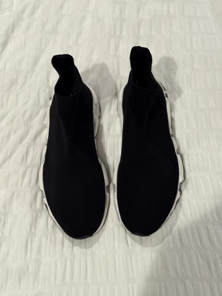 BalenciagaSpeed Graffiti Sock Sneaker - Image 4 of 4