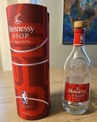 Hennessy VSOP Cognac NBA Box And Empty 750 ml Bottle With Cork.France