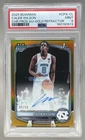 Caleb Wilson 2025 Bowman Chrome Gold Refractor 1st RC Auto 9/50 PSA 9