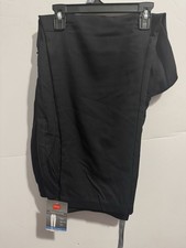 Hanes Women  s Premium Scrub Pants NWT SZ L Black Solid Cool Comfort Straight Leg