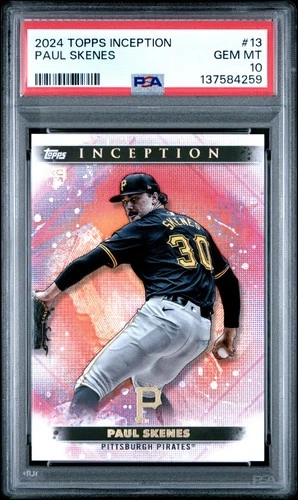 2024 Topps Inception - Paul Skenes - Rookie! PSA 10 Pirates #13 RC