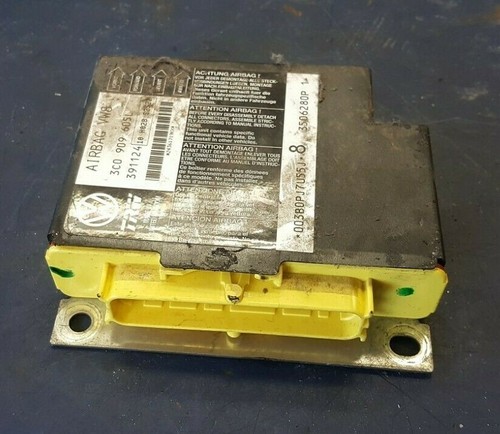2007 SEAT LEON AIRBAG ECU COMPUTER VW8 3C0909605L 391124 10H02852522 SRS SENSOR