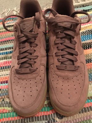 nike air force 1 smokey mauve gum