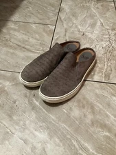 Sofft Slide On Leather Quilted Sneakers