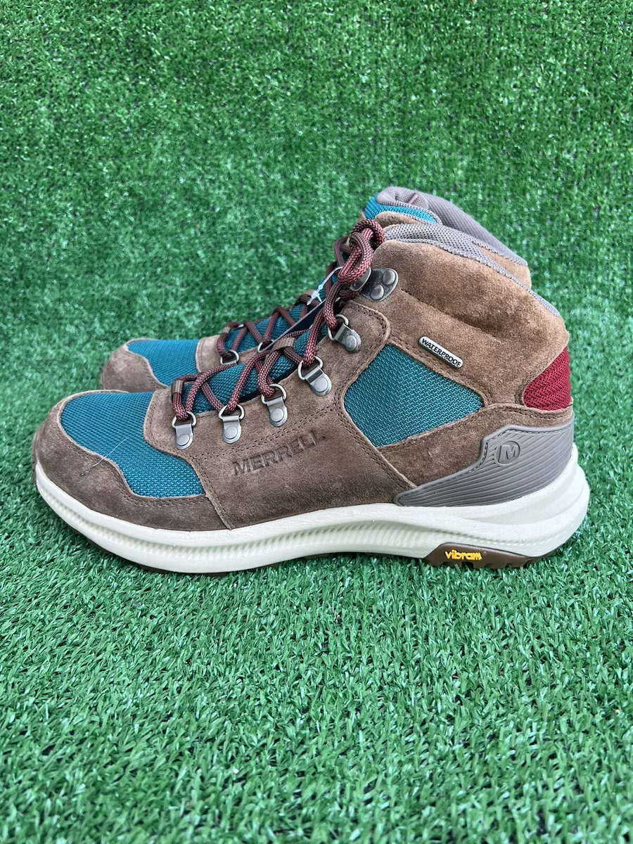 Merrell Ontario 85 Mesh Mid Vibram Waterproof Hiking Boots Dragonfly Womens 10.5