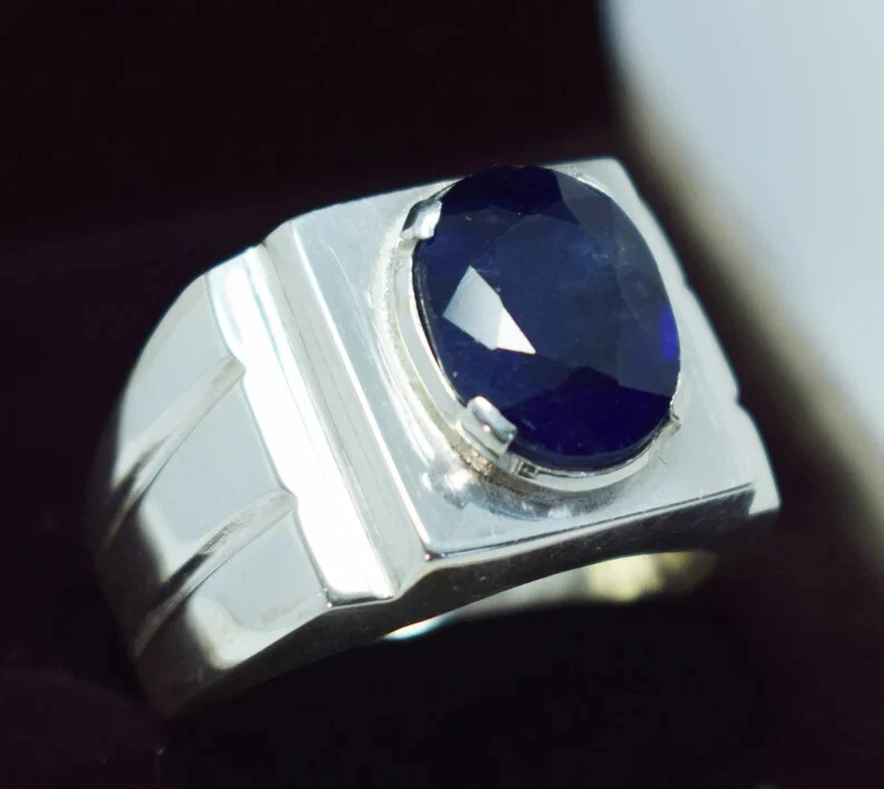 Midnight blue sapphire ring sale