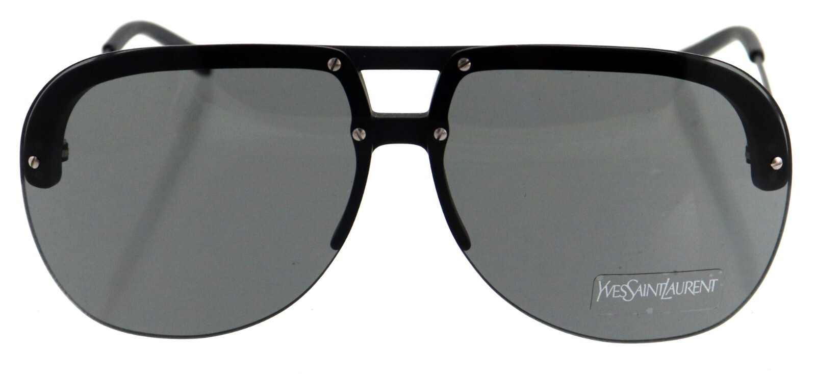 Nuovi YVES SAINT LAURENT YSL 2318 S 927R6 54mm Occhiali da sole neri aviatore Italia