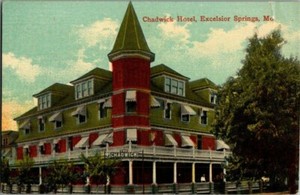 1910 Excelsior Springs Mo Chadwick Hotel Postcard Xz19 Ebay