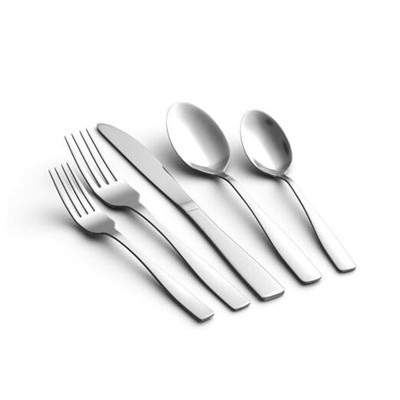  20PCS Silverware Set, Modern Flatware Set Service for 4, Cutlery Set 20-Piece