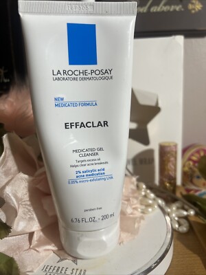 La Roche-Posay EFFACLAR Medicated Gel Acne Cleanser, 6.76oz SEALED