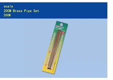 TRUMPETER 09947 P9947 Model Craft Master Tools 20cm Brass Pipe Set 6 4pcs