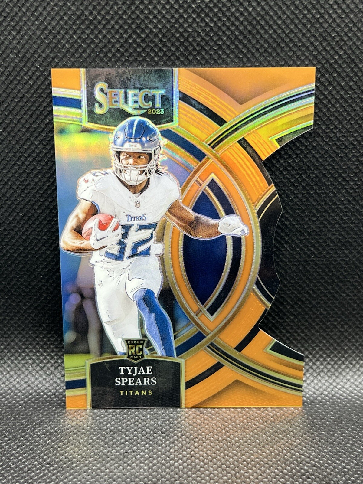 2023 Select Tyjae Spears /399 ORANGE ROOKIE DIE-CUT #172 Panini Titans RC SP