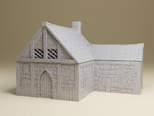 Fantasy Tannery House -28/32mm Terrain DND, Frostgrave, Dungeons and Dragons