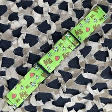 NEW KM Paintball Goggle Strap - 09 Chicken, Watermelon & Waffles - Green
