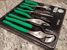 Matco Tools 4 Piece Universal Pliers Needle Nose Cutter Set - Green