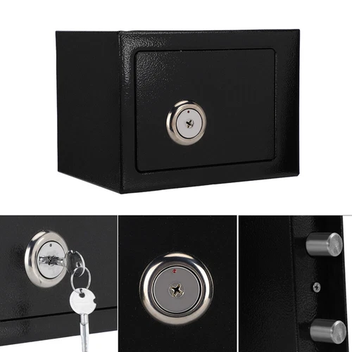 Caja fuerte ignífuga caja fuerte para muebles caja fuerte para documentos armario para dinero caja fuerte de pared DE - Imagen 5 de 14