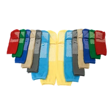 Hospital Socks Soft Double-Sided Slipper , Anti-Skid Rubber Grippers 20% OFF &