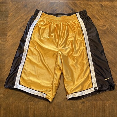 gold nike shorts mens